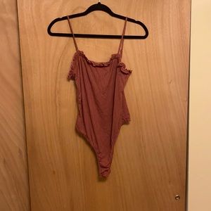 Ash pink bodysuit